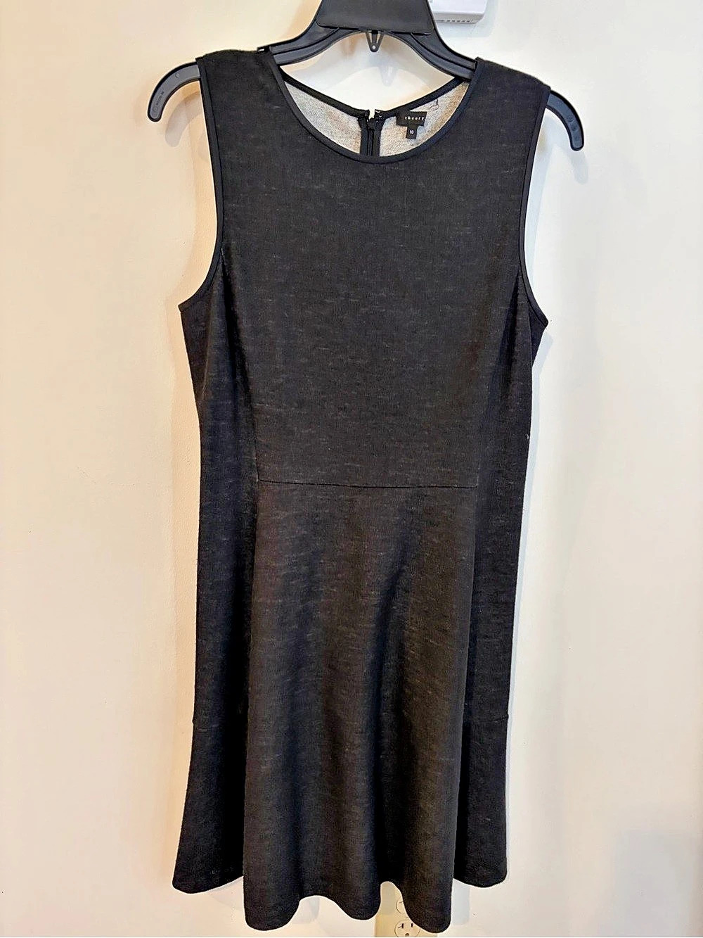 Theory Steel Gray Dress